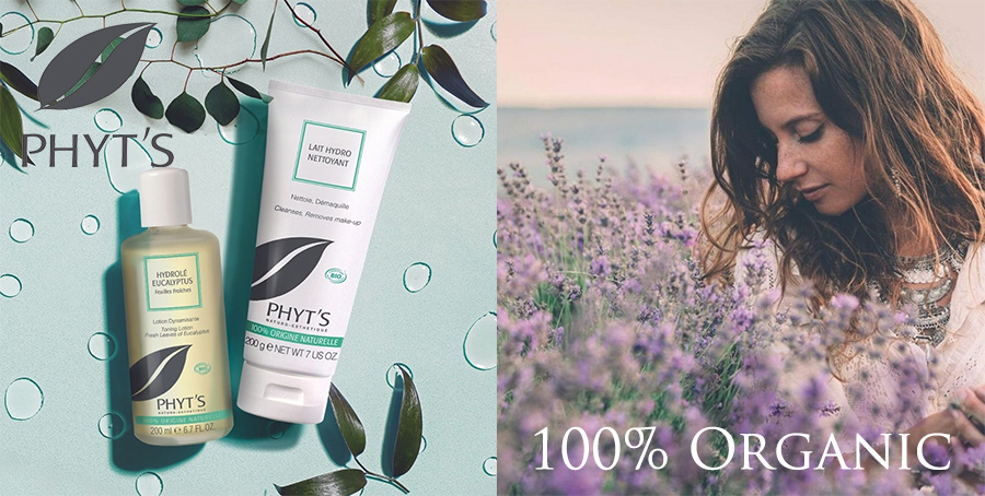  PHYT'S, kui 100% naturaalne, Organic sertifikaati omav professionaalne bränd aastast 1972.